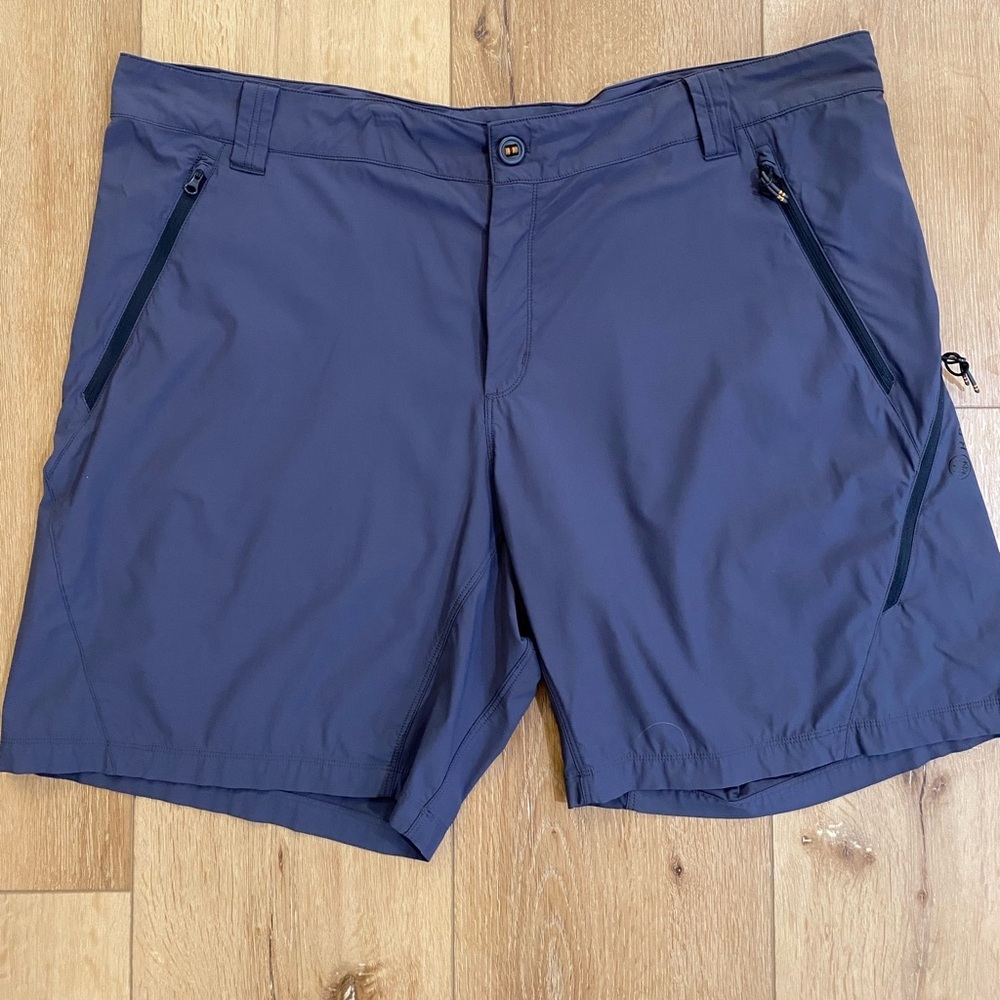 Beretta Shorts Technical Performance Mens Size XXL Dark Grey Zipper Pockets